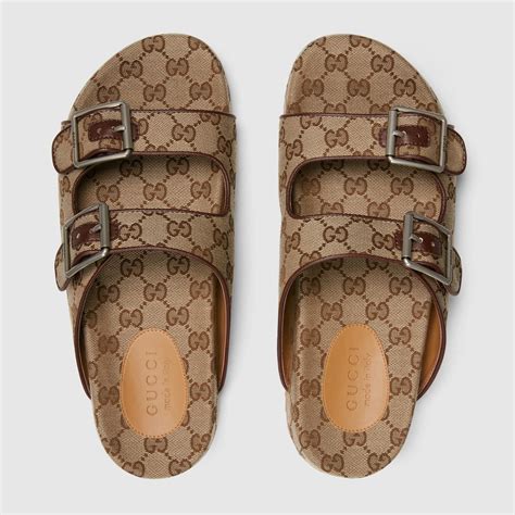 men brown gucci slides|gucci inspired men's slides.